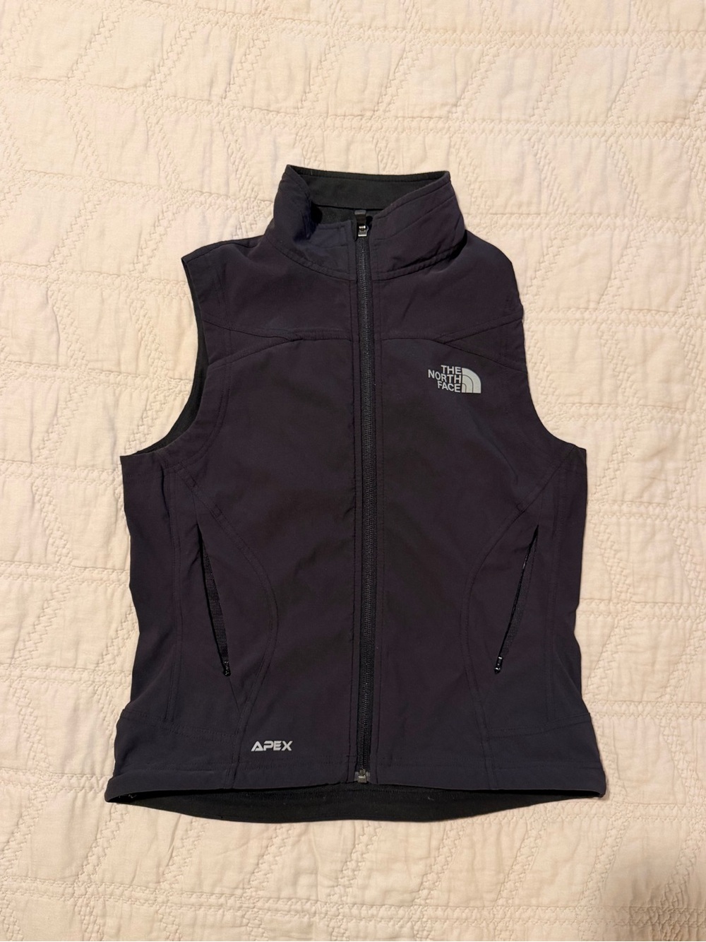 The North Face Kids Black Apex Soft-Shell Vest